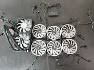 Kit Refrigeración Líquida 240mm + 6 Ventiladores