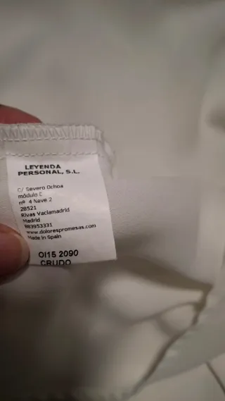 Top blanco Dolores Promesas