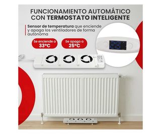Ventilador Radiador Inteligente Goldman Doble