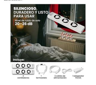 Ventilador Radiador Inteligente Goldman Doble