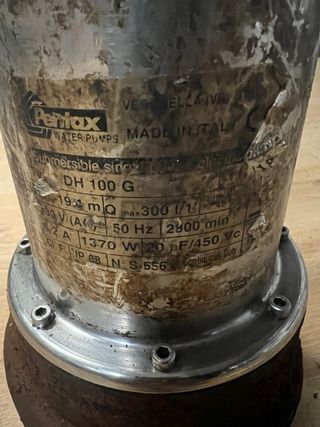 Bomba de agua sumergible