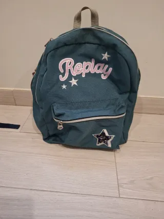 Mochila Replay azul con estrellas