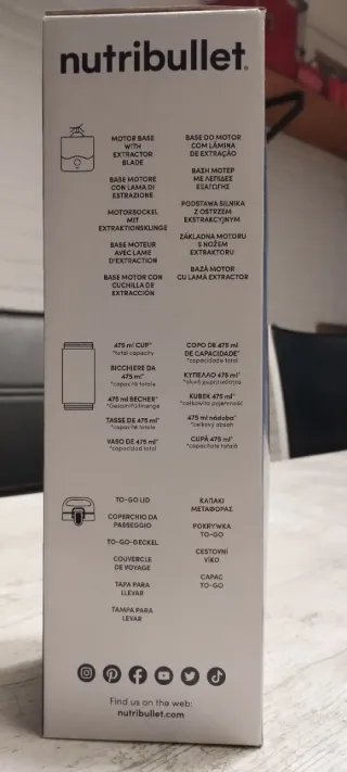 Nutribullet Batidora Portátil Nueva