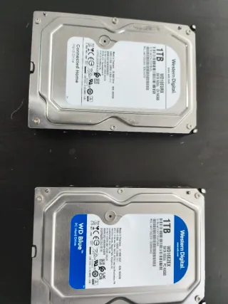 2x Disco Duro HDD 1TB Western Digital