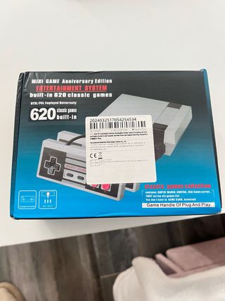 Consola 620 juegos con 2 mandos