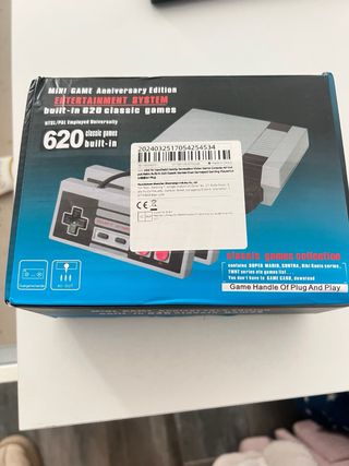 Consola 620 juegos con 2 mandos