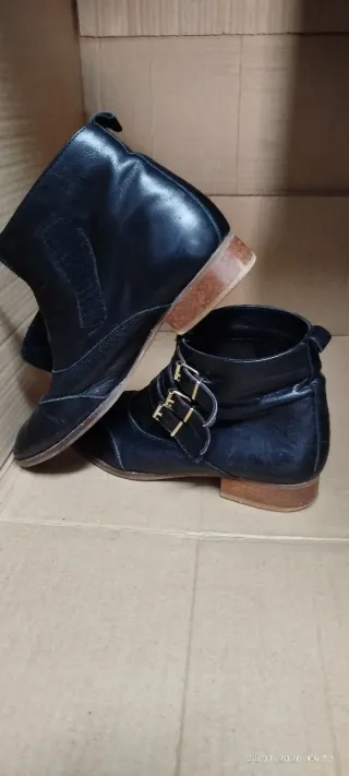 Botines AMIMANERA Piel Negro T.38