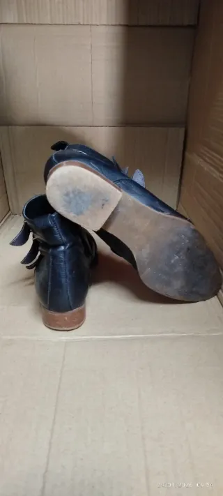 Botines AMIMANERA Piel Negro T.38