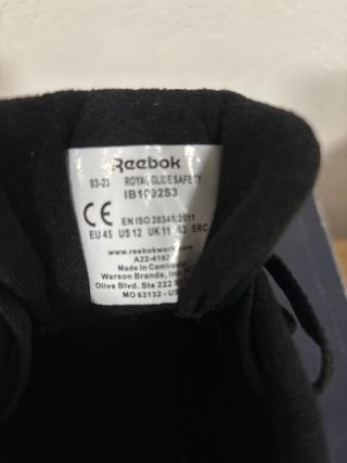 Reebok Royal Glide Safety Zapatos Talla 45