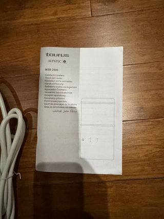 Toallero Eléctrico Taurus Alpatec Programable