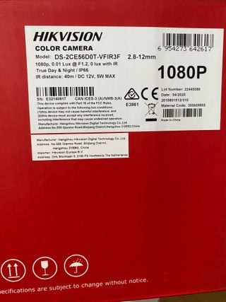 Cámara Hikvision Turbo HD 2MP