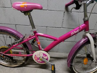 Bicicleta infantil rosa