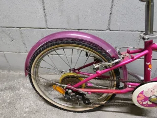 Bicicleta infantil rosa