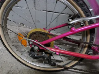 Bicicleta infantil rosa
