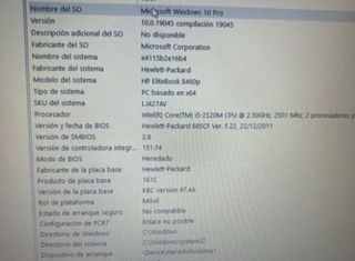 HP Elitebook 8460p i5 Portátil