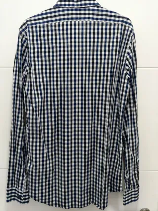 Camisa de cuadros hombre