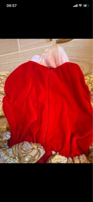 Costume Piccola Regina Rosso Taglia 12-18 mesi