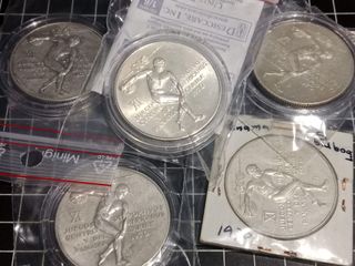 MONEDA PLATA 5 BALBOA 1970 35,7 gramos PLATA  925