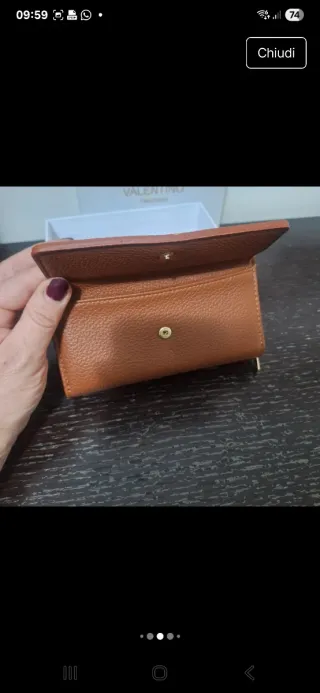 Portafoglio Valentino Creations donna marrone