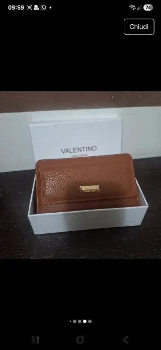 Portafoglio Valentino Creations donna marrone