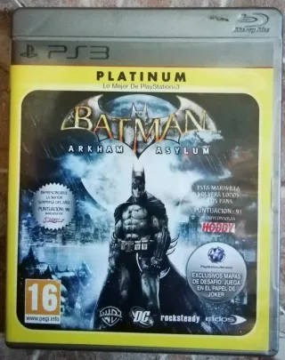 Batman Arkham Asylum PS3 Platinum