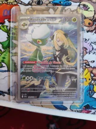 Carta Pokémon Roserade de Cintia 184/182