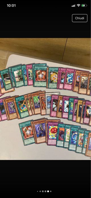 Lotto 100 carte Yu-Gi-Oh! Konami miste