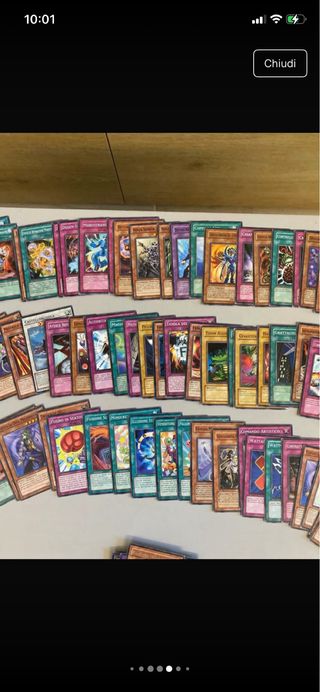 Lotto 100 carte Yu-Gi-Oh! Konami miste