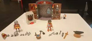 Playmobil 5637 Cofre Fragua Caballeros