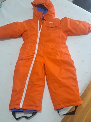 Buzo Nieve Infantil Naranja