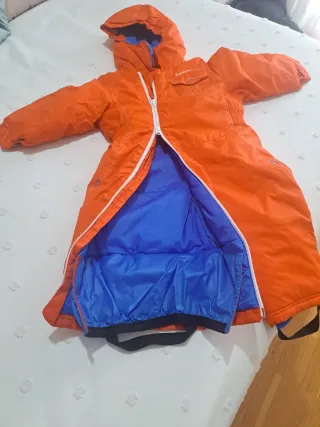 Buzo Nieve Infantil Naranja