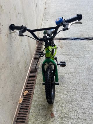 Bicicleta infantil Monty 102 verde