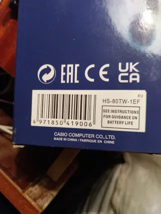 Cronómetro Casio HS-80TW azul