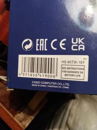 Cronómetro Casio HS-80TW azul