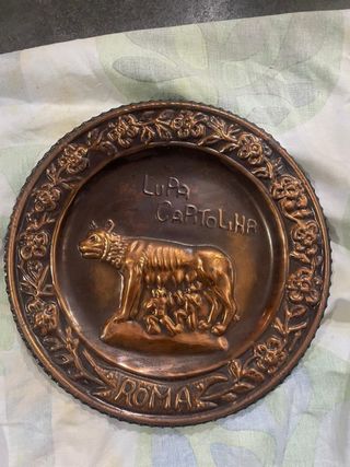 Piatto Lupa Capitolina Roma