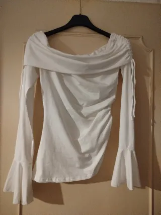 Maglia donna manica lunga a campana