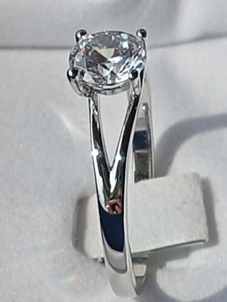 Anello fidanzamento donna argento