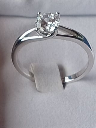 Anello fidanzamento donna argento