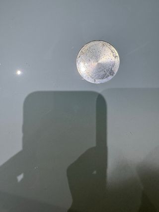 Mesa de cristal y metal IKEA Galant