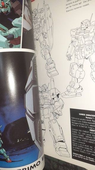 Fumetti Gundam 0083 anime comics Granata press 90s