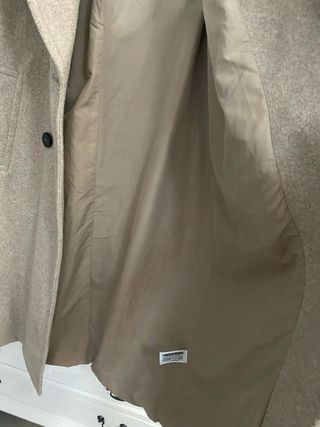 Abrigo Zara Beige Talla XS