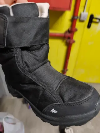 Botas de nieve negras. Talla 34 decathlon