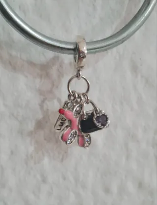 Charm Perrito Bolso Plata