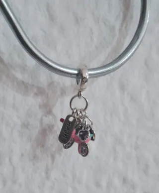 Charm Perrito Bolso Plata