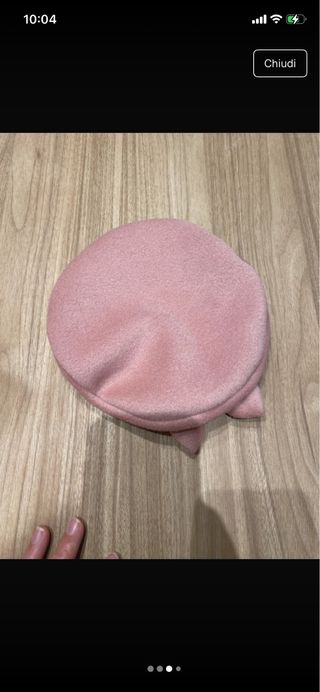 Cappellino Pappala fiocco rosa 2 anni