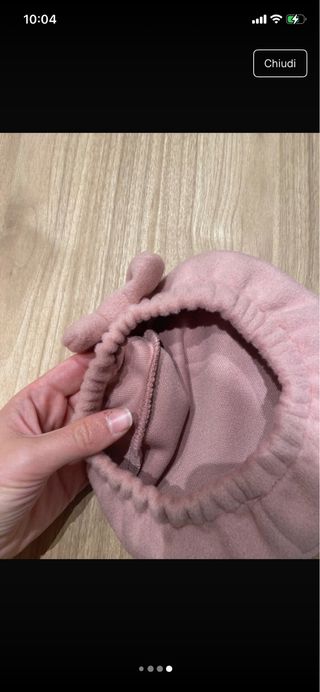 Cappellino Pappala fiocco rosa 2 anni