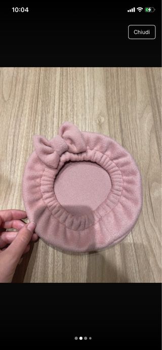 Cappellino Pappala fiocco rosa 2 anni