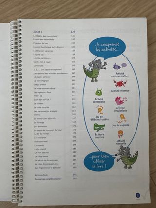 Libro Complement ludique Zoom 1, 2 et 3