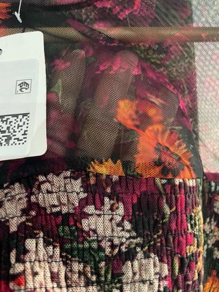 Blusa Desigual floral manga larga S