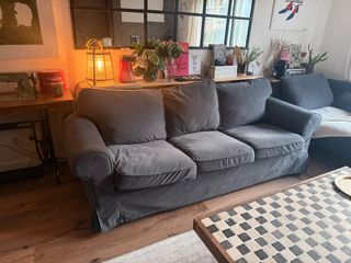 Sofá Ektorp 3 plazas gris Ikea